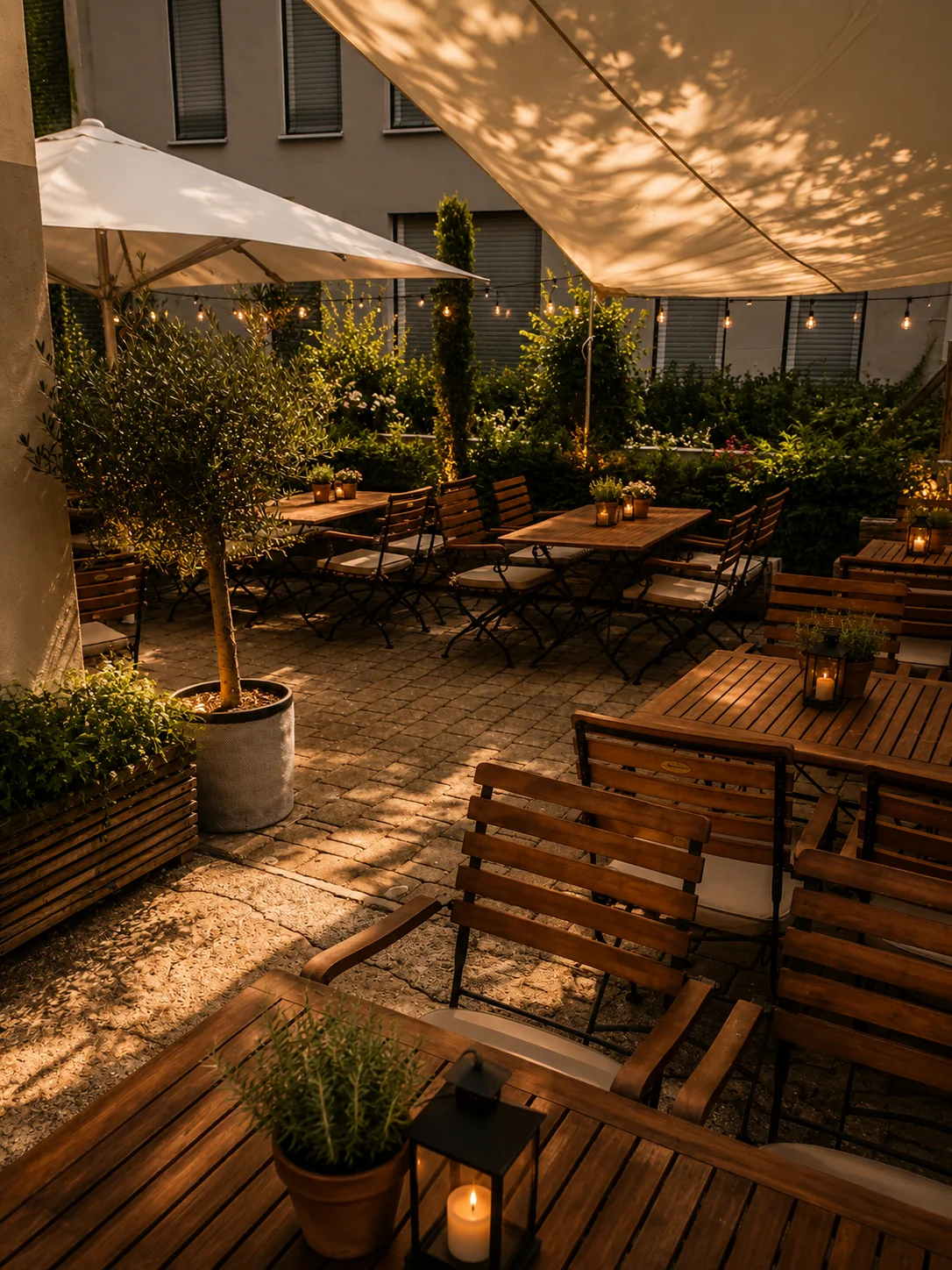 Aperol auf der Terrasse